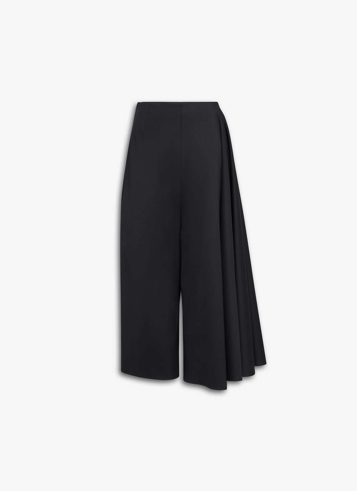 ASYMMETRICAL SKIRT TROUSERS ALAÏA BLACK ASYMMETRICAL SKIRT TROUSERS